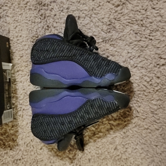 Jordan Retro 13 Purple & Black Sz 6c - Picture 5 of 6